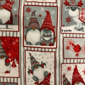 Henry Glass Winter Whimsy FLANNEL by Shelly Comiskey
Four Gnome companion prints